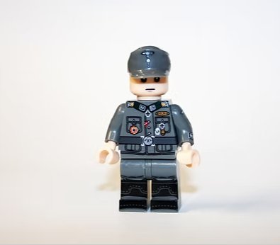 German SS Officer in Cap WW2 Army Minifigure US Seller