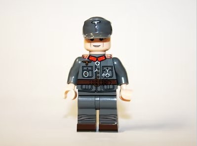 German General Officer in cap WW2 Army Minifigure US Seller