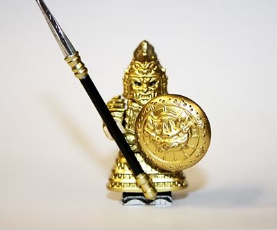 Samurai Warrior gold Armored knight soldier Minifigure US Seller