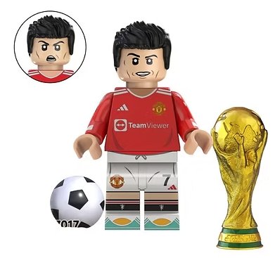 Cristiano Ronaldo Soccer player World Cup V4 Minifigure US Seller