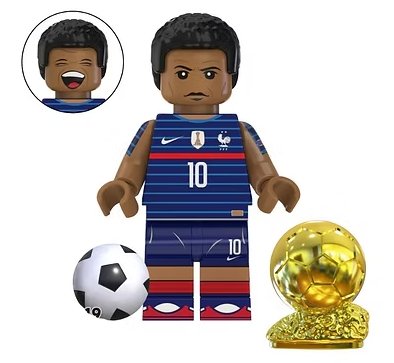 Kylian Mbapp&Atilde;&copy; Soccer player World Cup Minifigure US Seller