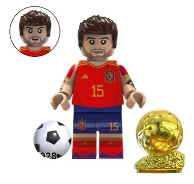 Sergio Ramos Soccer player World Cup Minifigure US Seller