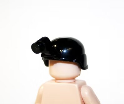 Kevlar Helmet with Night Optics Hat Black for Minifigure US Seller