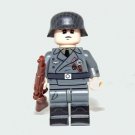 German Officer with netting WW2 Army Minifigure US Seller