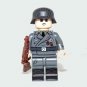 German Officer with netting WW2 Army Minifigure US Seller
