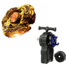 L-Drago Destroy Destructor DF105LRF Gold Armored Ver. Bey + L/R Launcher Grip