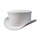 Ghost Rider White Top Hat top hat leather hat leather top hat mens top hat steampunk top hat
