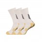 3 Pack Men's Soccer Grip Socks White