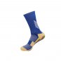 3 Pack Men's Anti Slip Soccer Grip Socks Light Blue