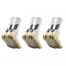 3 Pairs of Pack Kids Soccer Grip Socks White
