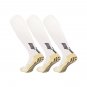 3 Pack Men's Long Soccer Grip Socks White