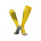 3 Pack Men's Long Soccer Grip Socks Yellow