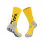 3 Pairs of Pack Elite Soccer Grip Socks Yellow