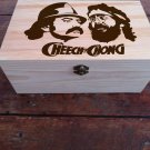 cheech and chong design large Weed Box Stoner Gift Cannabis 420 engraved large stash box