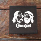 Black cheech and chong stash box Gift Cannabis 420 engraved stash box