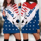 USA Women Fans World Cup 2022 Hoodie Dress