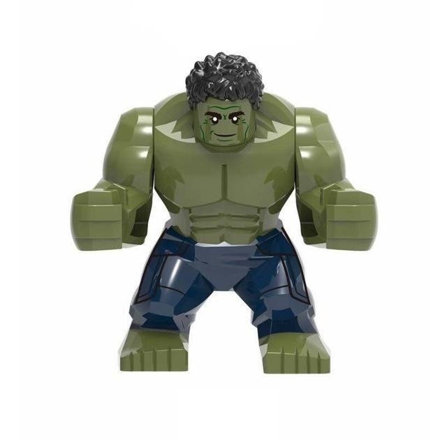 Hulk Avengers Bruce Banner Infinity War Marvel Big Figure Minifigure Lego Compatible Custom Brick
