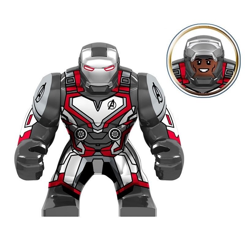 War Machine Avengers Iron man Infinity War Marvel Big Figure Minifigure Lego Compatible Custom Brick