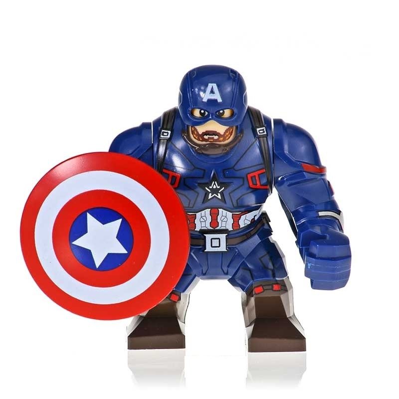 Captain America Avengers Infinity War Marvel Big Figure Minifigure Lego Compatible Custom Brick Toy