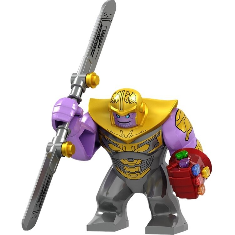 Thanos Avengers Infinity War Marvel Big Figure Minifigure Lego Compatible Custom Brick Mini Toy