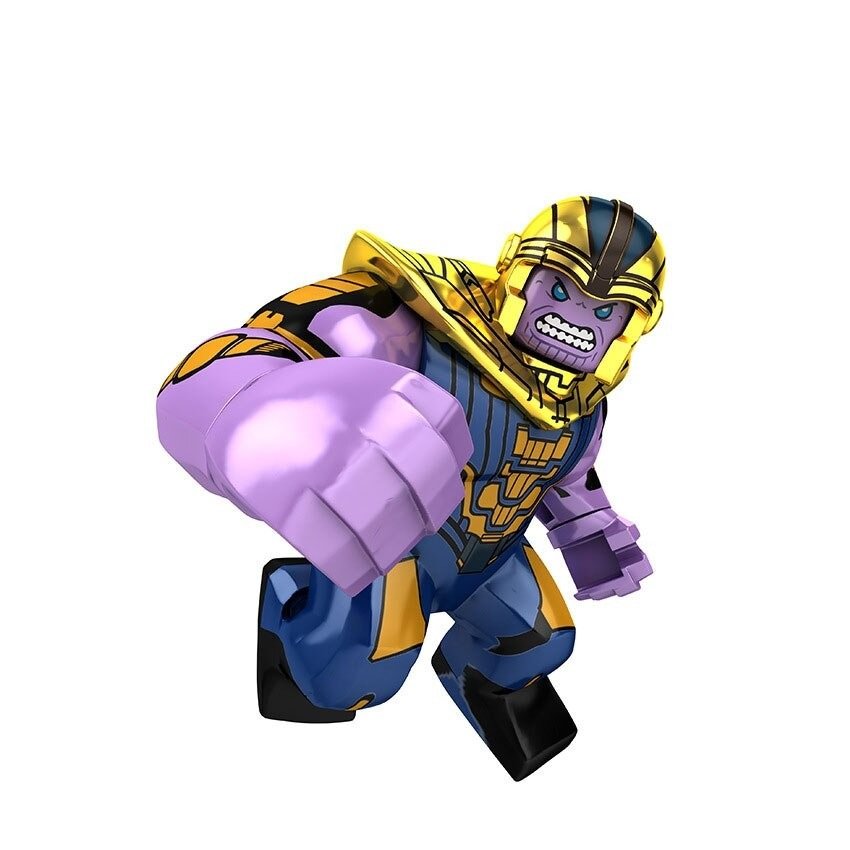 Thanos Avengers Infinity War Marvel Big Figure Minifigure Lego Compatible Custom Brick Mini Toy