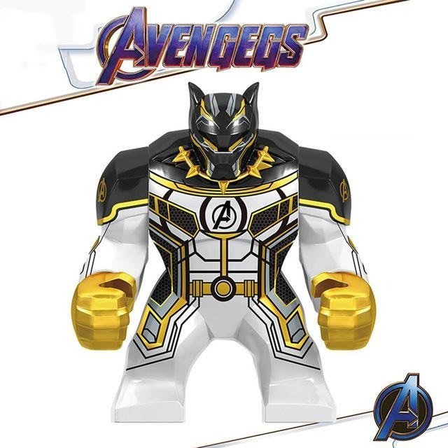 Black Panther Avengers Infinity War Marvel Big Figure Minifigure Lego Compatible Custom Brick Toy