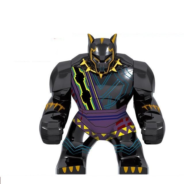 Black Panther Avengers Infinity War Marvel Big Figure Minifigure Lego Compatible Custom Brick Toy