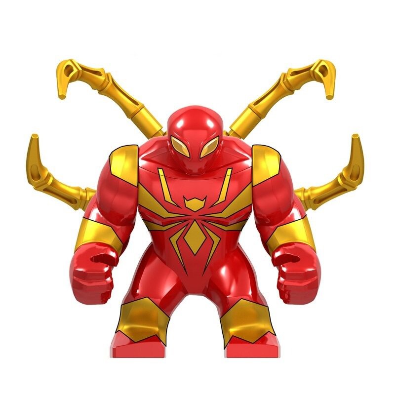 Spider-man Avengers Infinity War Marvel 17A Iron Spider Armor Big Figure Minifigure Lego Compatible