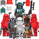 6 PCS SET Star Wars Minifigures Bo-Katan Kryze Sabine Sith Trooper Custom Minifigs Buiding Block