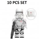 10 PCS SET Star Wars Minifigures Jet trooper sith Custom Minifigs Buiding Block