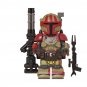 8 PCS SET Star Wars Minifigures Mandalorian Heavy Infantry Mini figure Minifigs Custom Bricks NEW