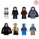 8 PCS SET Star Wars Minifigures Mandalorian Solider Han Solo Mini figure Minifigs Custom Bricks