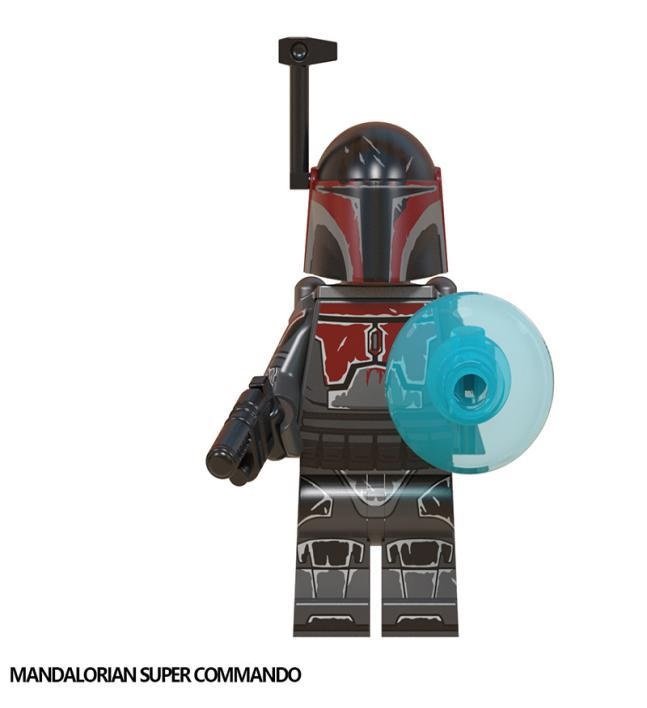 Commando Star Wars Mandalorian Minifigure Lego Compatible Minifigs Gift Brick Building Block Toy
