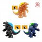 4 PCS SET Minifigure King Ghidorah Godzilla Custom Brick Block Mini figure Toy