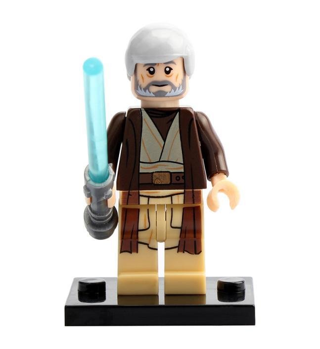 Obi Wan Kenobi Old Star Wars Minifigures Jedi Knight Mini figure ...