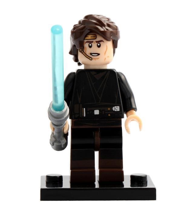 Anakin Skuwalker Star Wars Minifigures Jedi Knight Mini figure Minifigs Christmas Gift Brick Block