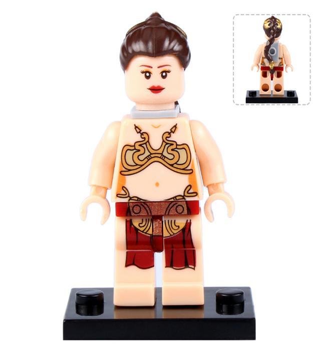 Princess Leia Star Wars Minifigures Jabba Cave Mini figure Minifigs Christmas Gift Brick Block