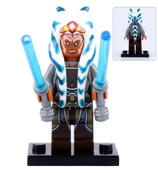 Ahsoka Tano Star Wars Minifigures Jedi Knight Mini figure Minifigs ...