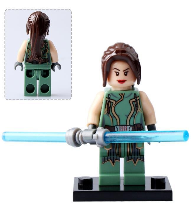 Satele Shan Star Wars Minifigures Jedi Knight Mini figure Minifigs Christmas Gift Brick Block