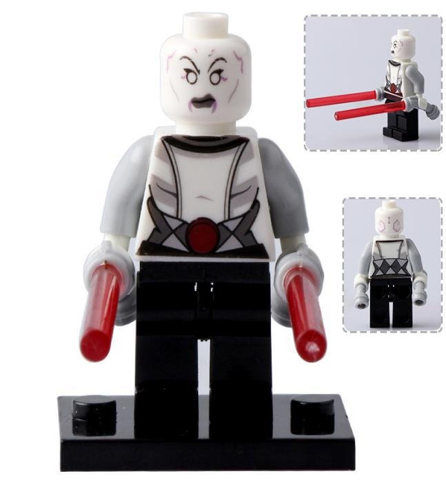 Asajj Ventress Star Wars Minifigures Jedi Mini figure Minifigs Christmas Gift Brick Block