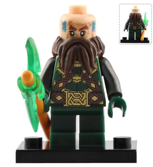 Dwalin Lord of the Rings Hobbit Minifigures Mini figure Minifigs Christmas Gift Brick