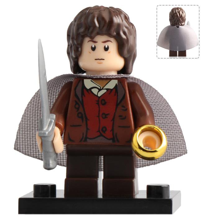 Frodo Baggins Lord of the Rings Hobbit Minifigures Mini figure Minifigs Christmas Gift Brick