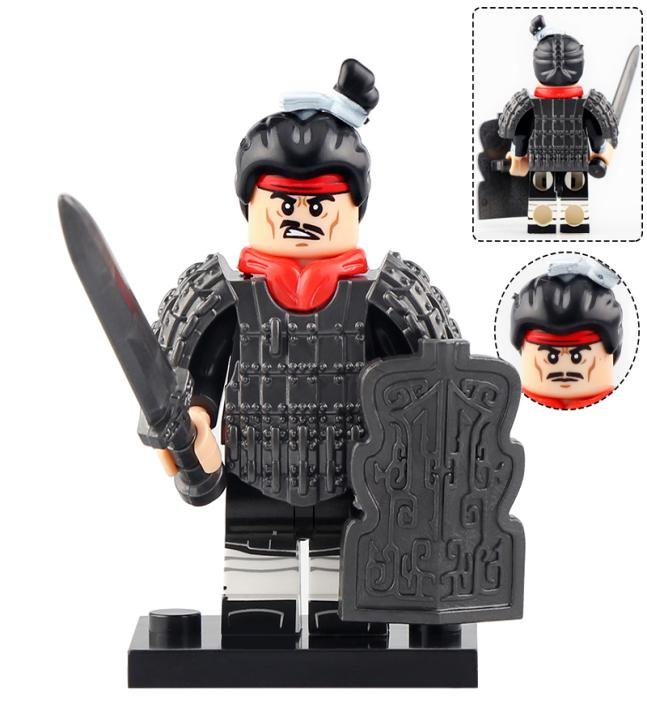Infantry Qin Dynasty Army Minifigures Mini figure Minifigs Christmas Gift Brick