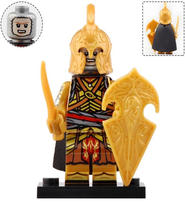 Elven Warrior Lord of the Rings Hobbit Minifigures Mini figure Minifigs Christmas Gift Brick