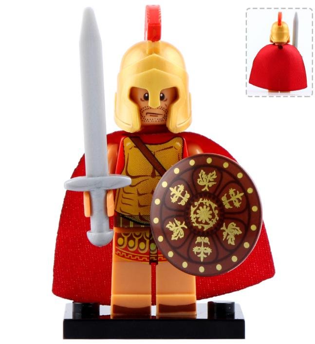 Arvoesine Warrior Rome Sparta Soldier Minifigures Mini figure Minifigs Christmas Gift Brick