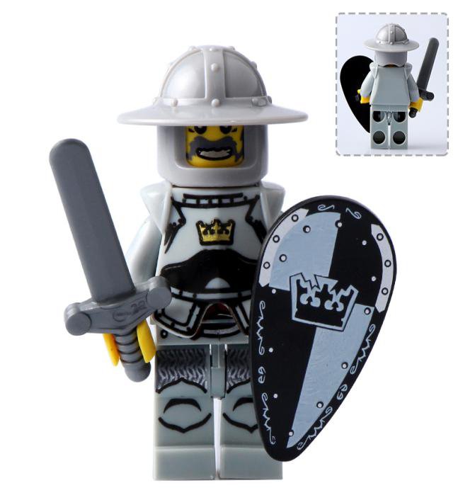 Medieval Knight Warrior Armor Soldier Minifigures Mini figure Minifigs Christmas Gift Brick