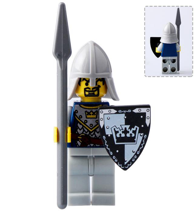 Medieval Knight Bowman Armor Soldier Minifigures Mini figure Minifigs Christmas Gift Brick