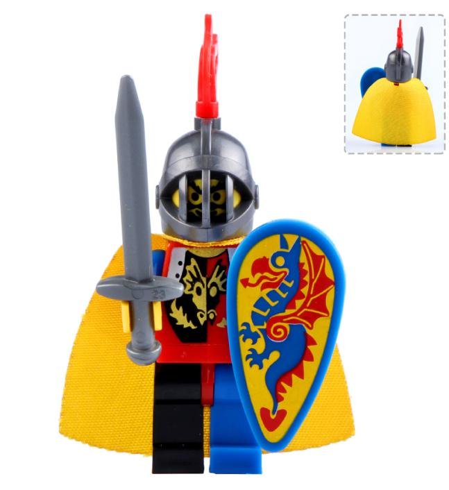 Medieval Knight Warrior Castle Soldier Minifigures Mini figure Minifigs Christmas Gift Brick