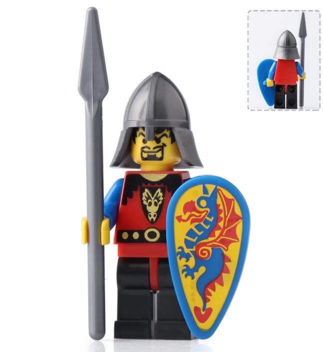Medieval Knight Warrior Castle Soldier Minifigures Mini figure Minifigs Christmas Gift Brick