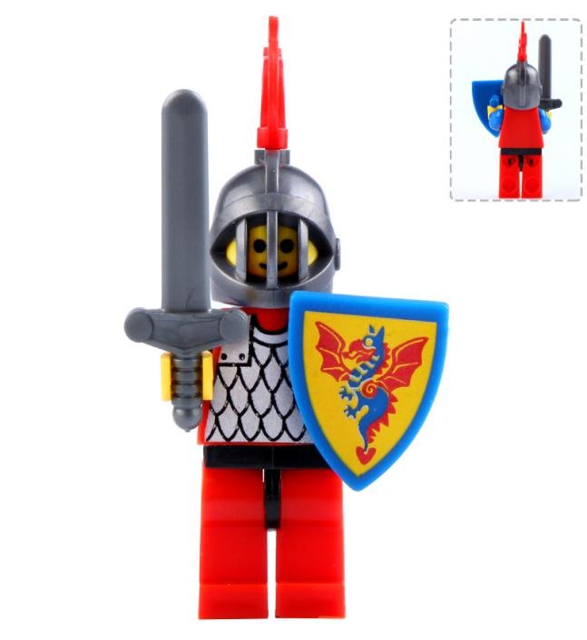 Medieval Knight Warrior Castle Soldier Minifigures Mini figure Minifigs Christmas Gift Brick